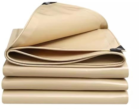 FIDSEJEONA Waterproof Multi-Purpose Poly Tarp 9.8x32.8ft, Tarpaulin with Grommets, Heavy Duty Tarpaulin for Cars, Waterproof PVCLarge Covering, Tarpaulin Canopy Tent, for Patio Outdoor Camping