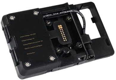 Moto Porta Telefono Caricatore USB Supporto Telefono Cellulare Supporto Per Navigazione Per BMW R1250GS R1200GS Adv F850GS F750GS R 1250 1200 GS F900XR F900R 14-2024 Supporto Navigatore GPS Moto(No de