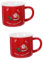 Cabilock 2St Weihnachtstasse kaltes getränk getranke kühlen Weihnachtsmilchbecher Weihnachtsbecher Masse Espressotassen Wassergläser Weihnachtswasserkrug Weihnachtskaffeetassen Keramik