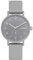 CIVO Uhr Damen Analog Silikon: Mode Damenuhr Quarz - Wasserdicht Uhr für Frauen Casual Grau