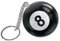 Fruusv -Kugelpuzzle, -Kugelpuzzle, Schwarzer 8-Ball- -Puzzle-Kugel-Schlüsselanhänger, Puzzlespiel, Rucksackzubehör für Kinder und Erwachsene, Denksportaufgabe für Billard-Enthusiasten