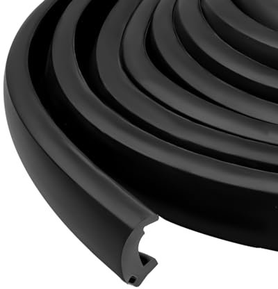 Sello de goma impermeable para ventana de caravana de 40 pies, 0.5 x 0.275 pulgadas, tira de sellado de goma para ventana de coche, junta de bloqueo de parabrisas para caravana, barco, camión, sellado