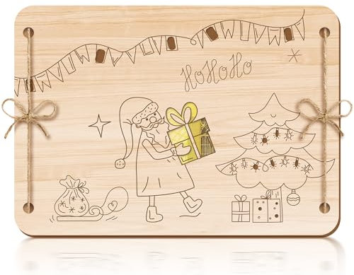 Grußkarten Geldgeschenke Verpackung weihnachten 14,7 × 10,4 cm, Geldgeschenk weihnachten, Weihnachtskarten Holz, Gutschein Verpackung, kleine Geschenke weihnachten für Kinder, Familie, Freunde