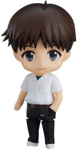 Ikari Shinji-Figur, 10 cm, Actionfigur, Anime-Modell, Statue, Weihnachten, Zuhause, Schreibtisch, Ornament, Geburtstagsdekoration, Geschenk für Fans