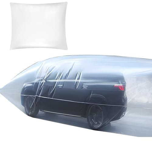Telo Copriauto Auto Copriauto Da Esterno Copriauto Sigillato E Resistente Alle Intemperie, Completamente Chiuso E Garage Gonfiabile, Per SUV Berline(4 x 7 m/13.12 x 22.96 ft)