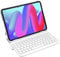 Inateck Keyboard Case for iPad 10th Gen 2022/11th Gen 2025, iPad Air 2025 M3/2024 M2 11 Inch Case with Keyboard, Ultralight Keyboard for Air 5/4 10.9, Pro 11 4/3/2/1, with Pen Holder, BK2007 White