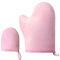 2 Stück Selbstbräuner Handschuh, Bräunungshandschuh,Self Tanning Mitt, Selbstbräuner Rücken Applikator, für Selbstbrä Uner Spray, SelbstbräUner Mousse, Tanning Oil, Tanning Water -Rosa