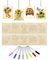 XFSRG 10 Piezas Grandes Adornos de Madera para Pintar Formas de Autos Flores y Girasoles Incluidos 8 Lápices Acuarelables para Adultos y Niños Kit de Manualidades (Girasol)