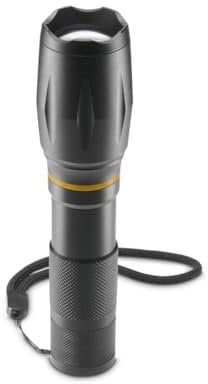 Hama LED-Taschenlampe W200, Batterien, Zoom, COB, Aluminium, 3 Modi