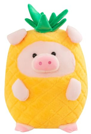 Süßes Schwein Plüsch Plüschtier, Ananas PlüschtierGroß Schwein Stofftier Riesen Kuscheltier,Weiche Spielzeugpuppe Kissen, Kissen Schwein Spielzeug Weiches Spielzeug Geburtstagsgeschenk (70 cm)