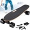 Skateboard électrique avec télécommande, skateboards électriques pour adultes et adolescents, skateboard électrique tout-terrain avec télécommande, moteur sans balais, longboard électrique