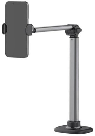 Soporte de teléfono Retractable para teléfono móvil, Soporte de teléfono Celular de trípode | Selfie Stick Trípode con Titular para fotografía, Pantalla de Documentos, cursos en línea, Vlogs,