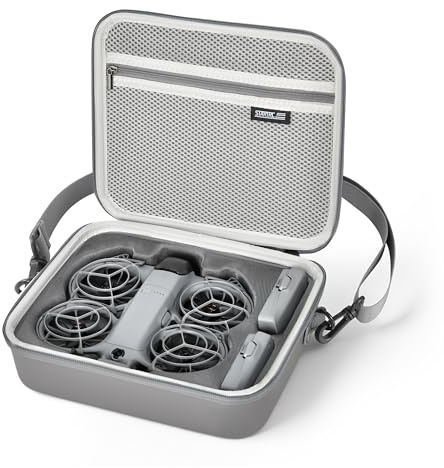 STARTRC Neo 2 Case, Carrying Bag for DJI Neo 2 Drone & Batteries, No Remote | PU Shell, Portable Carry Case Bag for DJI Neo 2 Drone, Batteries, without RC-N3, Splash-resistant, for travel & outdoor