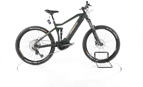 HAIBIKE E Bike AllTrail 4 E-Bike Fully Damen Herren 27,5 Zoll Elektrofahrrad, Yamaha 70 Nm 630 Wh, 11 Gänge, Federgabel Hydraulische Scheibenbremse 167-175 cm grün (Generalüberholt)