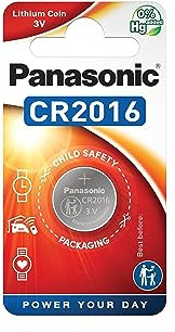 PANASONIC PILA BOTON LITIO CR2016 3V BLISTER*1