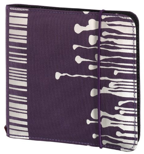 Hama Up to Fashion Nylontasche für CD-/DVD bis 24 CD/DVD lila
