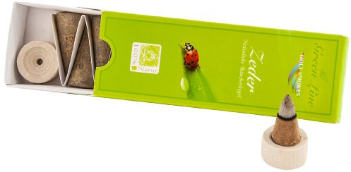 Berk HS-985 Räucherkegel - Zeder - Green Line, 16 g