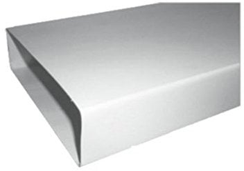 204x60 1,1.5, 2m Solid Rigid Duct Flat Rectangular Kitchen Extractor Ventilation (1m Flat Channel - SA235-177)