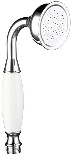 Pommeau de douche en laiton chromé poli style victorien traditionnel