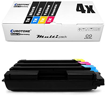 4X Müller Printware Toner für Kyocera TASKalfa 265 266 ci ersetzt TK-5135 Schwarz Blau Rot Gelb