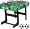 GAMES PLANET Tischfussball „Belfast“, klappbar, Farbe: Soccer, nahtlos hochgezogene Spielfeldecken, inkl. 2 Bälle, Kicker Kickertisch Tischkicker