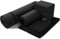 BalanceFrom 7-teiliges Set – Matte mit Tragegurt, 2 Blöcke, Matten-Handtuch, Handtuch, Gurt und Knieschoner für Yoga (Schwarz, 1,27 cm Dick)