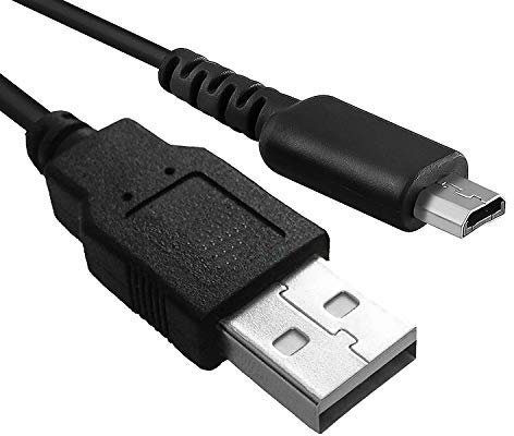 CHILDMORY - Cable de carga USB (4 pies, 1,2 m, adaptador de corriente para cable DSL DSL DS Lite