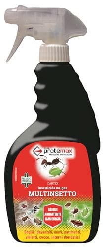 PROTEMAX Spray ABBATTENTE Contro FORMICHE E Insetti STRISCIANTI No-Gas 500ml