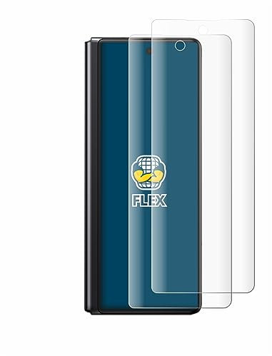 brotect Protection Intégrale 3D Incurvé pour Samsung Galaxy Z Fold 2 5G (2 Pièces) - Couverture Complète, Film Protection Écran