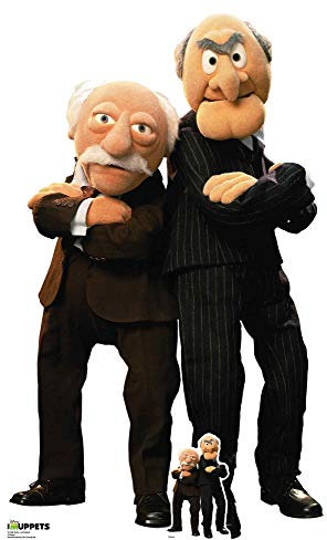 Star Cutouts Ltd SC1566 Statler und Waldorf Pappaufsteller in Lebensgröße mit gratis Mini-Aufsteller, perfektes Fotogeschenk für Fans, Sammler, Familie und Freunde, Einfarbig, Mehrfarbig, LifeSize
