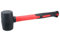 8oz Black Rubber Mallet with Fibreglass Handle Hammer Non Marking Head