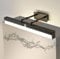HMAKGG LED Spiegelleuchte mit Bewegungsmelder Vintage Bad Spiegellampe Wandhalterung Messing Schwarz Bad-Wandleuchten aus Metall Wandleuchte Wand Aufbauleuchte Schrank-Beleuchtung,8w/40cm