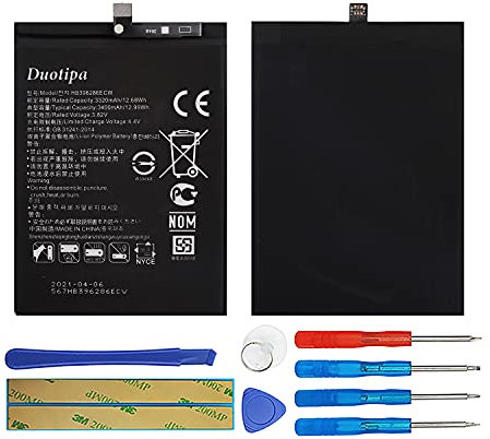 Duotipa Ersatzakku Batterie HB396286ECW kompatibel mit Huawei P Smart 2019/2020 Honor 10 Lite Akku mit Werkzeugen