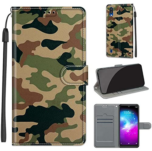 SIENIANLINE Funda para ZTE Blade A51 Lite/ZTE Blade A5 2020, función de Soporte y Ranuras para Tarjetas, Cuero Premium Flip Folio Carcasa Case para ZTE Blade A51 Lite/ZTE Blade A5 2020