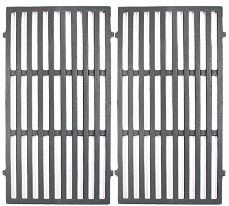 Hongso Grilles de rechange en fonte de 45,7 cm pour barbecues à gaz Weber Genesis II 210 et Genesis II LX 240 Series 2017 et plus récentes, pièces de rechange pour Weber 66094 66801