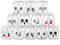 Skelang 12 Pcs Pot yaourt en verre, 200ML bocal crème avec couvercle en plastique, bocaux pour dessert pour stocker du lait, de la crème brûlée, de la confiture, du miel,du yaourt, du flan