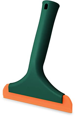 FOSHIO Raclette de Douche Silicone, raclette de douche, petite taille pour voiture Raclette, nettoyeur de vitres, salle de bain, pare-brise de nettoyage, vert foncé