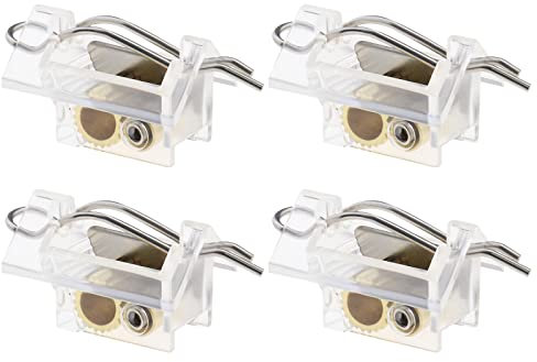 Be In Your Mind 4PCS Blinds Cord Lock Blinds Helper Mechanism Spare Parts Window Blinds Components Home Furniture Decor Accessories Transparent,46x20x20mm