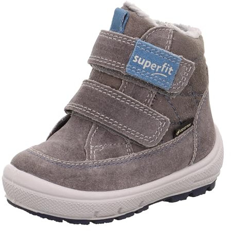 Superfit Groovy Schneestiefel, GRAU/BLAU 2030, 19 EU Schmal