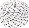 vidaXL White Polyester Braided Work Rope - 10mm Diameter, 100m Length - Durable, UV Resistant, High Tensile Strength - Indoor & Outdoor Use