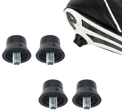 Tacos de Goma para Botas de Fútbol,Tacos de fútbol de Recambio,Taco de fútbol de Recambio de 16mm,Repuesto para Zapatos de Fútbol,Tacos de Repuesto para Zapatos de Fútbol con Rosca de 5 mm,4 Piezas