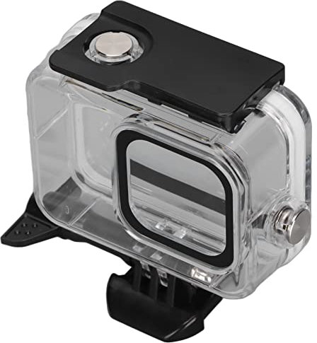 Custodia Impermeabile con 3 Filtri per Go Pro Hero 8 Nera, Kit Custodia Subacquea con Filtri Rosa Rosso Viola, Ideale per Immersioni, Snorkeling