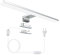 Azhien LED Badezimmer Spiegelleuchte 10W,Kaltweiß 6500K 820lm Wandleuchte Spiegelleuchte mit Stecker,3-in-1 Montage Badlampe,40CM Badezimmer Spiegellamp für Spiegelschrank,230V,400mm