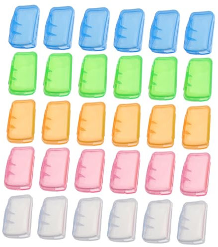 Healvian Tragbare Zahnbürsten-Tragetasche Reise-zahnbürstenhalter Schutzhülle Für Zuhause Camping Zufällige Farbe