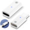 Apple Pencil 1st Gen Adapter - 2Pcs Lightning to USB-C, Aluminum Alloy with Blue Indicator