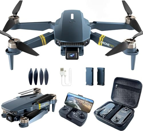 Brushless Super Endurance Foldable Quadcopter Drone for Beginners–40+ mins Flight Time,Wi-Fi FPV Drone with 120°Wide-Angle 2K HD Camera, Brushless Motor, Follow me, F89-UK-240527-2