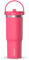 Hydrapeak Nomad Trinkbecher mit Griff und Strohhalm-Deckel, auslaufsicherer Becher, Trinkdeckel-Trinkhalm, doppelt isolierte Trinkgläser, 907 ml, doppelt isolierter Trinkhalm, Edelstahl (Hot Pink)