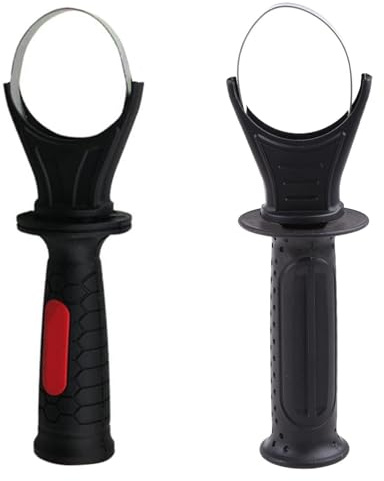 Verdickter Bohrhammer-Griff, elektrischer Hammer, Frontgriff, verstellbar, 60–65 mm, Spannbereich für Winkelschleifer, Bohrgriff, Bohrgriff, Ersatzbohrergriff
