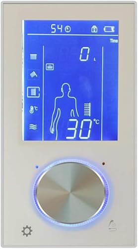 Shower Trim Digital Valve Shower Controller 3 Ways LED Touch Screen Control Thermostat Display LCD Smart Power Outlet Is Compatible