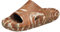 Crocs Unisex Adult Mellow Recovery Slides, Marbled Cognac, 10 UK Men / 12 UK Women